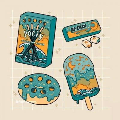 林知晚  创意可爱背景图