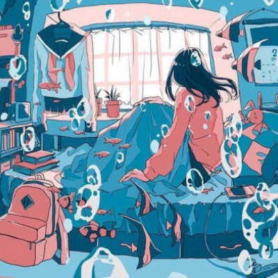 江奕/可爱神奇气泡世界插画/“没有文案 有你”