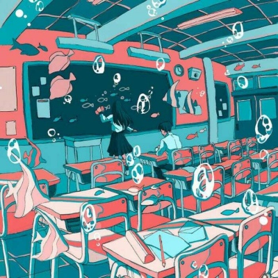 江奕/可爱神奇气泡世界插画/“没有文案 有你”
