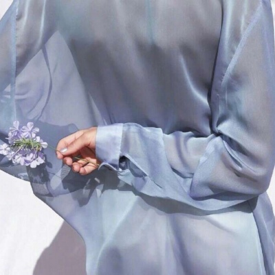 陈情｜水蓝色仙女背景图 “不小心落下了爱意，落在了你身上.”