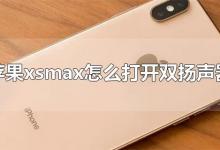 苹果xsmax怎么打开双扬声器