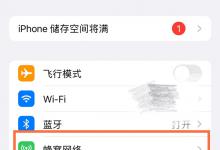 分享iphone13如何查看流量使用情况。