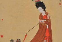 簪花仕女图艺术风格