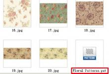 小编教你在Photoshop中打开并使用pat格式的文件的方法