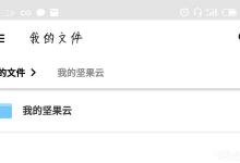 分享坚果云APP中怎么查看文件
