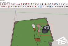 我来分享草图大师中怎么复制大块建筑物