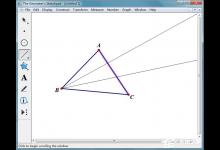 分享几何画板怎么画摩莱三角形