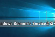 Windows Biometric Service服务的位置以及开启的方法