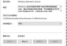 Windows Biometric Service可以关闭吗？