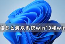 小编分享电脑怎么装双系统Win10和Win11（电脑怎么装双系统win10和linux）