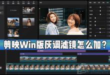 我来教你剪映Windows专业电脑版怎么给视频添加灰调滤镜