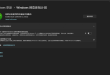 小编分享Windows11预览体验计划无法选择渠道怎么办（Windows11预览体验计划空白）