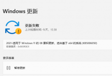 小编分享Win11预览版更新失败错误代码0x800f0831怎么解决