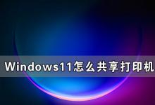 我来教你Windows11怎么共享打印机（windows11共享打印机无法连接）