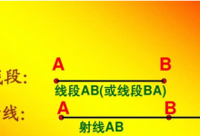 射线ab和射线ba是同一条射线吗