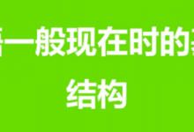 一般现在时句型结构