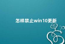 怎样禁止win10更新 Win10更新禁止方法大全