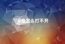 u盘怎么打不开 U盘无法打开这些方法或许能帮到你