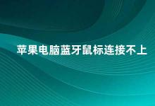 苹果电脑蓝牙鼠标连接不上 苹果电脑蓝牙鼠标连接问题解决方法