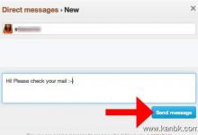 怎么在Twitter中发直接信息