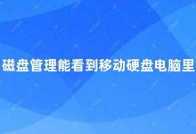 磁盘管理能看到移动硬盘电脑里没有 磁盘管理中未显示移动硬盘的解决方法