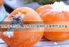 冻柿子怎么吃，冻柿子的各种吃法食用方法大全