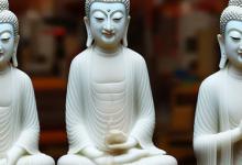 白玉观音佛像