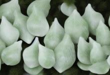 普通白玉白菜摆件