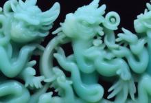 蓝水御龙观音玉