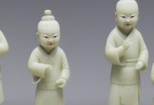 清代白玉如意童子