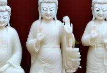 白玉观音佛像摆件