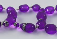 紫罗兰手镯玻璃种