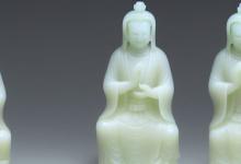 俄料白玉玉观音