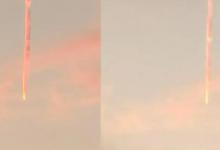 上海现不明飞行物，神似火球般高速坠落，目击者：像悟空踩筋斗云