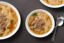 面条肉末汤的做法