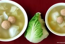 冬瓜白菜丸子汤的做法