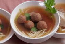萝卜丝牛肉丸子汤的做法