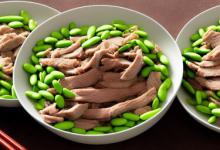 毛豆炒肉丝的家常做法