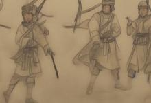 怎么画古代宋朝的士兵呢