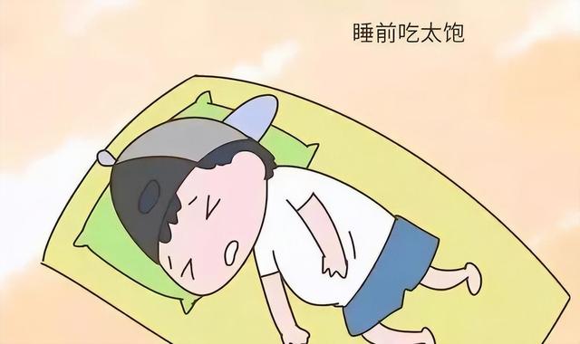 如果晚上不小心吃多了,或是习惯性积食肚子胀,睡眠就差,而且更容易